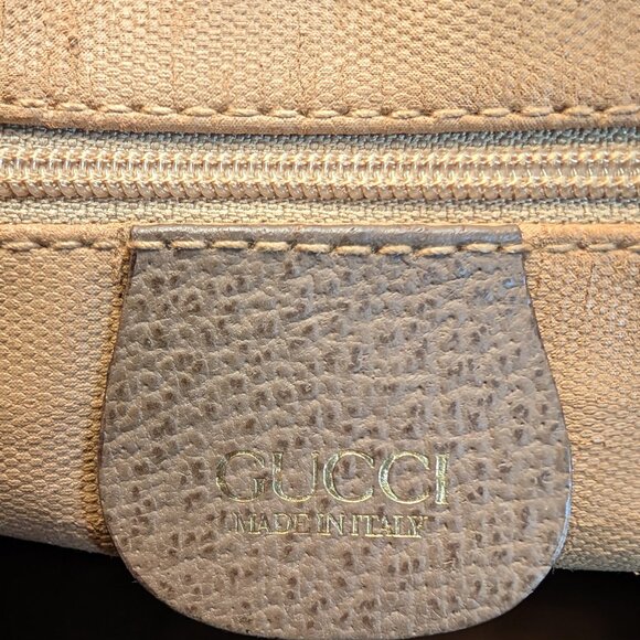 Gucci Vintage Large Boston Bag in GG Supreme Coated Canvas - Picture 12 of 16